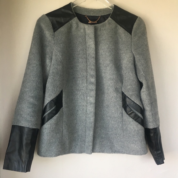 ELLA MOSS Gray and Black Textured Boucle Jacket S - Picture 2 of 8